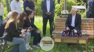 Soru: "Özgür Özel'in genel başkanın 2 milyon parti üyesi tarafından seçilmesi yönündeki çağrısını nasıl değerlendiriyorsunuz?" Kemal Kılıçdaroğlu: "Genel başkanı kurultay seçer; kurultayı devre dışı bırakamazsınız."