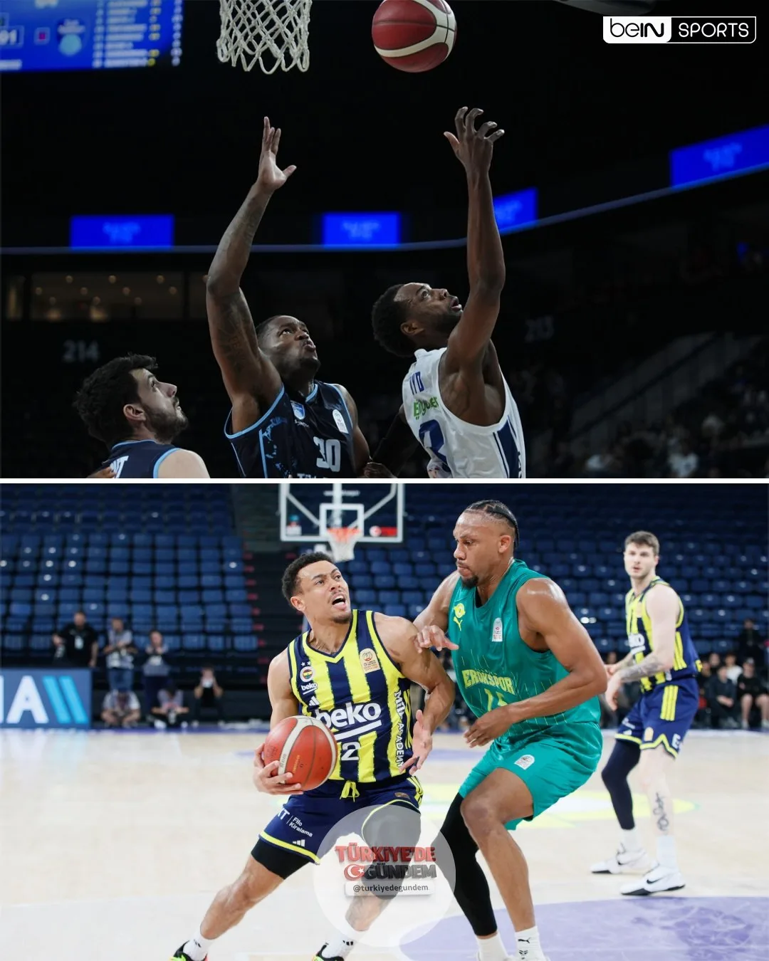 Türkiye Sigorta Basketbol Süper Ligi'nde play-off ilk maçlarında günün programı! Anadolu Efes x Türk Telekom Turkcell Basketbol Gelişim Merkezi 18.00 5 Fenerbahçe Beko x Safiport Erokspor Ülker Spor ve Etkinlik Salonu 20.30 5