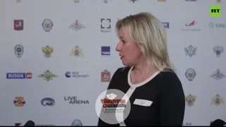 Rusya Dışişleri Bakanlığı Sözcüsü Mariya Zaharova, Japon gazeteciyi şu sözlerle azarladı: "Ukrayna saldırısında çocukların öldürüldüğü Starobelsk'e neden gitmediniz? Vaktiniz olmadığını söyleyemezsiniz. Gazeteciler için otobüsler hazırlanmıştı."