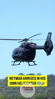 Neymar, Brezilya milli takımının kampına helikopterle katıldı. Görüntüler, Brezilya’da tartışma konusu oldu