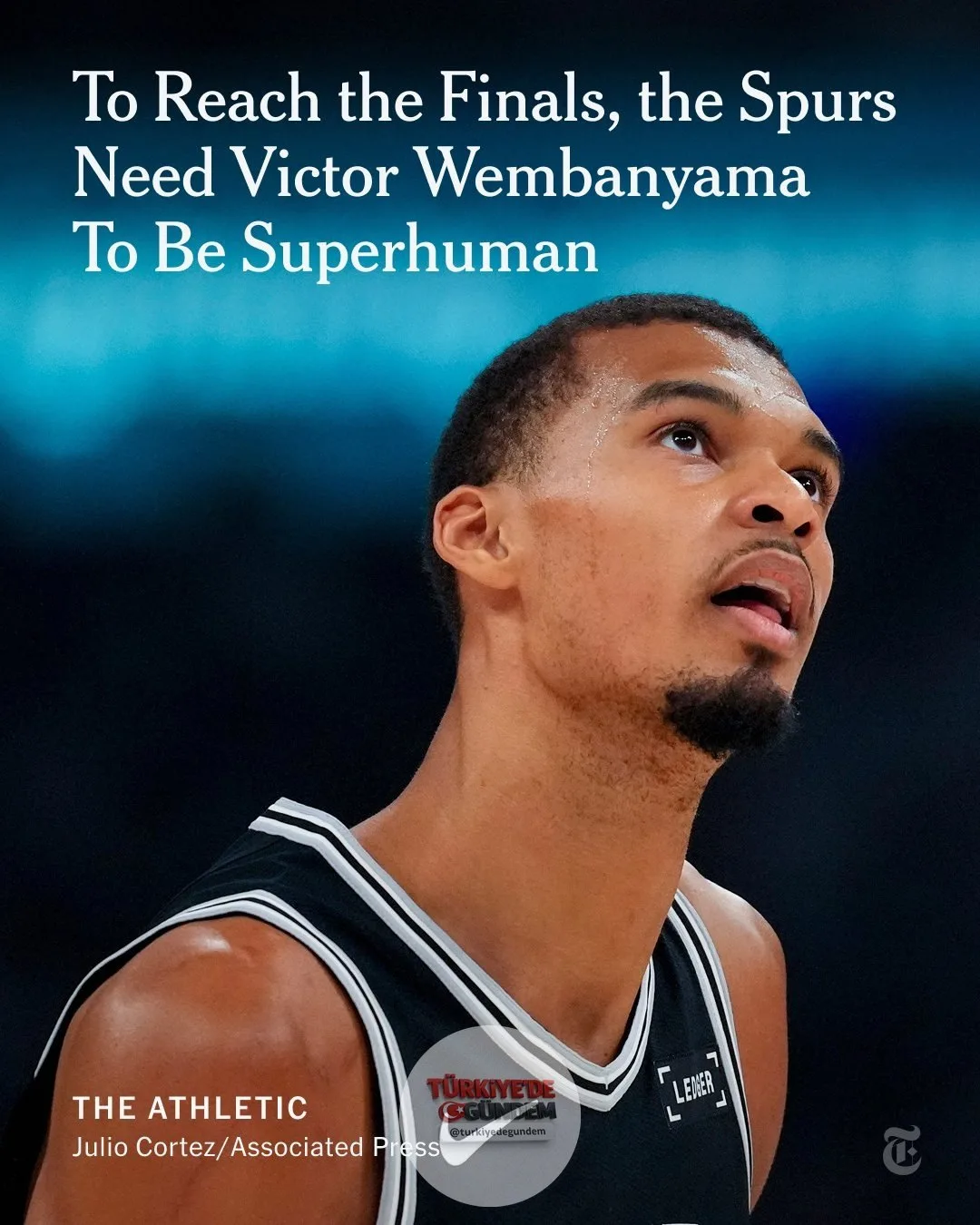 The Athletic'in haberine göre; Victor Wembanyama, San Antonio'nun Thunder'a karşı oynadığı 5. maçtaki mağlubiyette beklenmedik bir şekilde sıradan bir performans sergiledi. Spurs'ün bu seriyi kazanabilmesi için yıldız oyuncusunun süper insan formuna