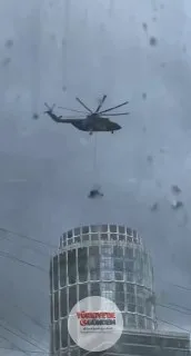 Rusya'da hava savunma sistemleri, helikopterler kullanılarak yüksek binaların çatılarına yerleştirilmeye başlandı.