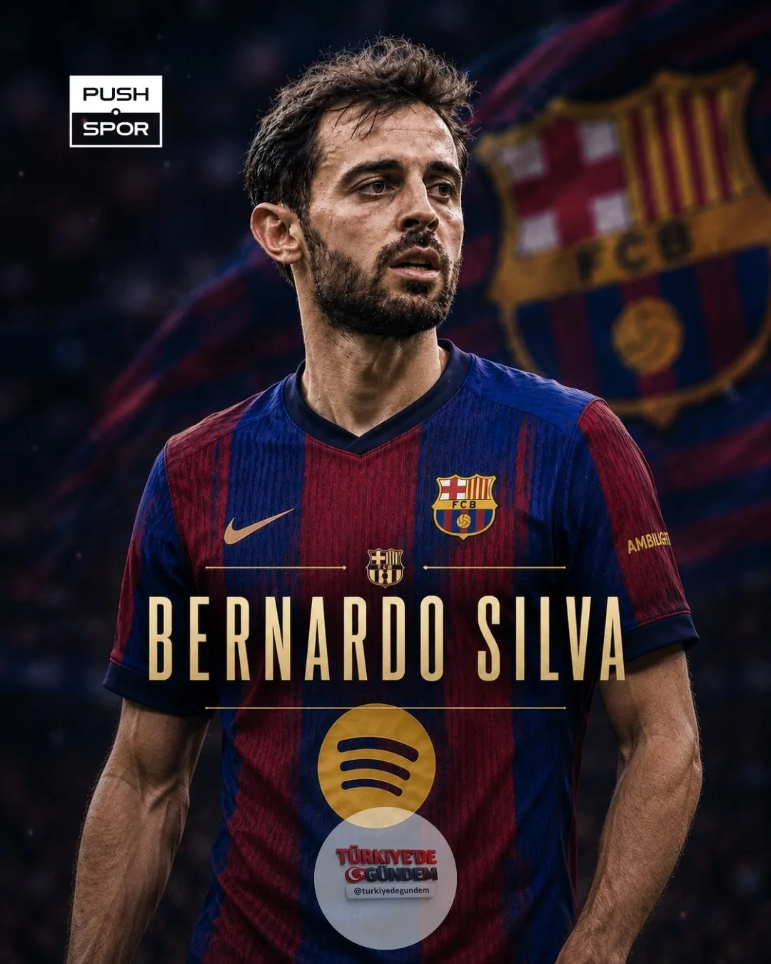 Bernardo Silva Barcelona yolunda