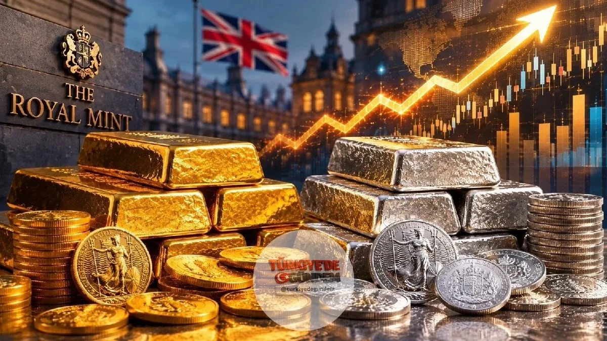 İngiltere Kraliyet Darphanesi, 2026 mali yılının ilk çeyreğinde altın ve gümüş yatırım ürünlerine yönelik talebin tarihi seviyelere ulaştığını açıkladı. Özellikle gümüş satışlarında yaşanan yüzde 1000’lik artış dikkat çekerken, yatırımcıların enflasy