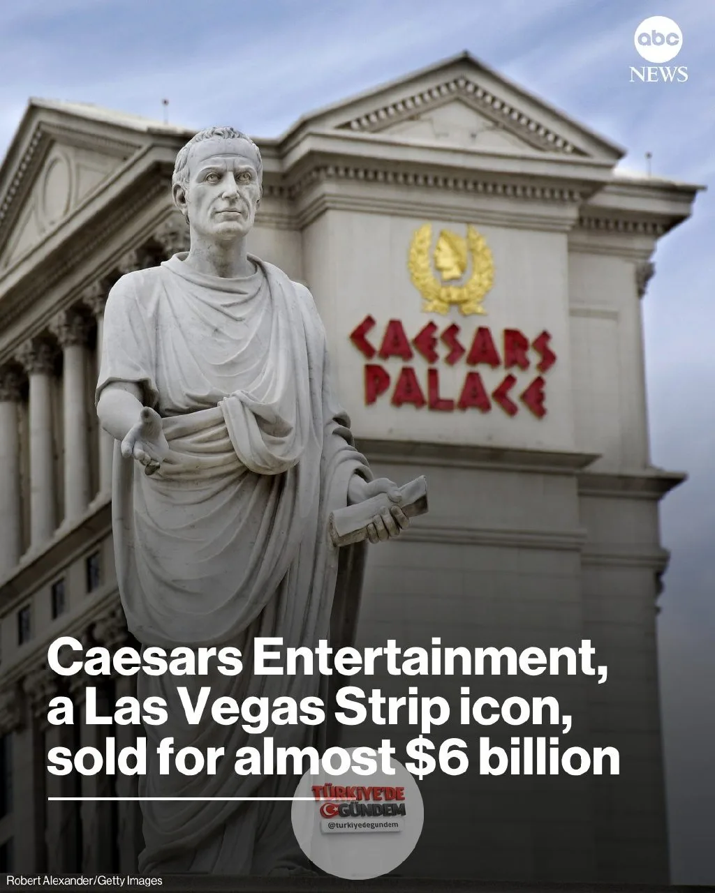 Las Vegas'taki Golden Nugget ile Rainforest Cafe ve Morton's gibi zincirlerin sahibi olan Fertitta, Caesars Entertainment'ı yaklaşık 6 milyar dolara satın alıyor. 1966 yılında Las Vegas Strip'te açılan Caesars Palace ile ikonik bir isim haline gelen