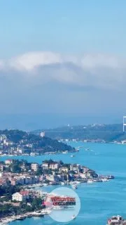 SOLOTÜRK, İstanbul Boğazı üzerinde prova uçuşu gerçekleştirdi.