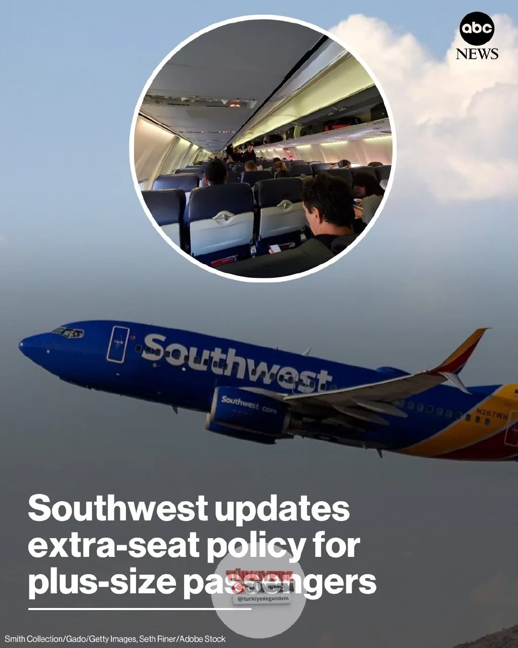 Southwest Airlines, büyük beden yolculara yönelik politikasını güncellediğini duyurdu. Yeni düzenlemeye göre yolcuların artık önceden ekstra koltuk satın alması gerekmiyor; havalimanı görevlileri, uçuşta yer olması durumunda yolculara ücretsiz olarak