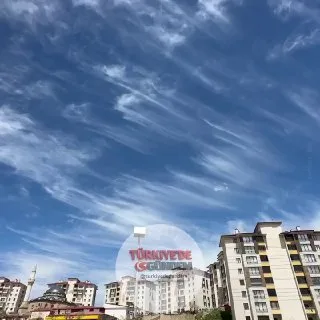 Hakkari semalarında sirüs bulutları gözlemlendi.