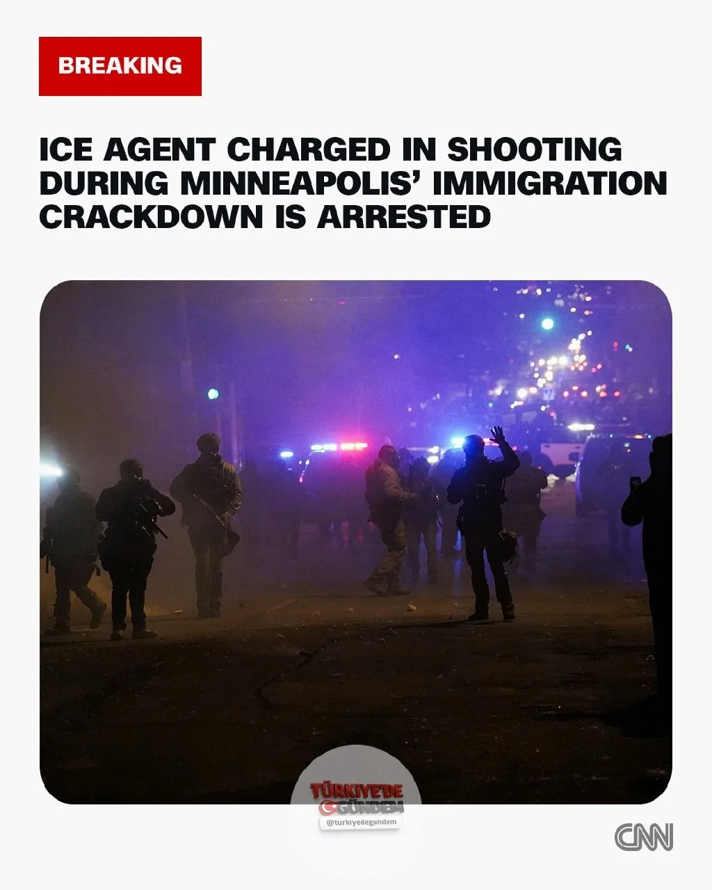 Minneapolis'teki göçmen operasyonu sırasında gerçekleşen bir silahlı saldırı nedeniyle hakkında darp suçlaması bulunan bir ICE ajanı, Teksas'ta tutuklandı.