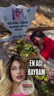 Geçtiğimiz yıl hayatını kaybeden kardeşleri Nihal Candan'ın mezarına sarılan Bahar ve Su Candan kardeşler gözyaşlarına boğuldu.