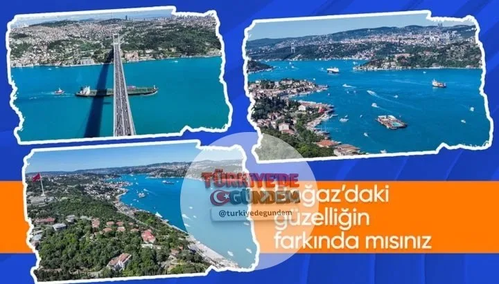 İstanbul Boğazı ve çevresinde son günlerde ortaya çıkan turkuaz renk değişimi, kentte kartpostallık manzaralar oluşturdu. Özellikle akıntının güçlü olduğu bölgelerde deniz yüzeyinin açık mavi ve turkuaz tonlarına büründü
