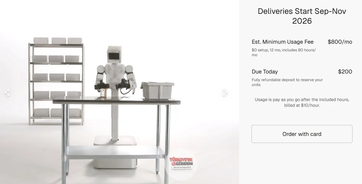 EDEN-1: Saati 10 dolara mal olan çift kollu robot