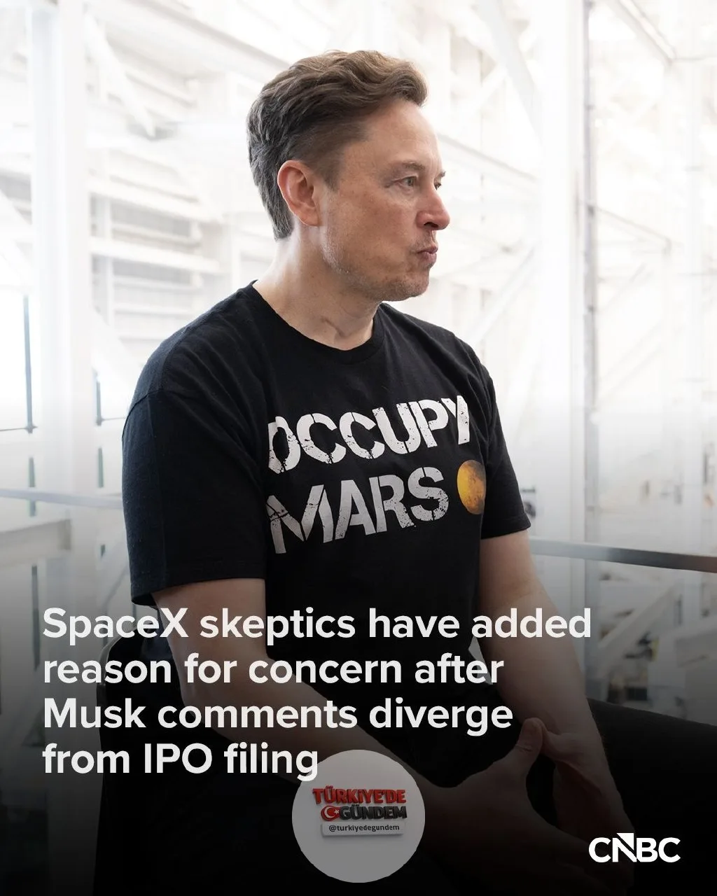 SpaceX'in bir hafta önce halka arz başvurusunda bulunmasının ardından Elon Musk şimdiden kafa karışıklığı yaratmaya başladı. Yeniden kullanılabilir roket üreticisinin yatırımcılara sunum yapmaya başlamasına günler kala Musk, Çarşamba günü geç saatler