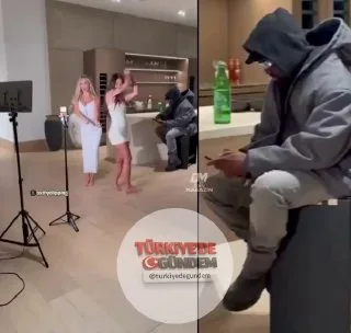 Yetişkin içerik üreticileri Sophie Rain ve Breckie Hill'in videosunun arka planında görünen kişinin Kanye West olduğu iddia edildi.