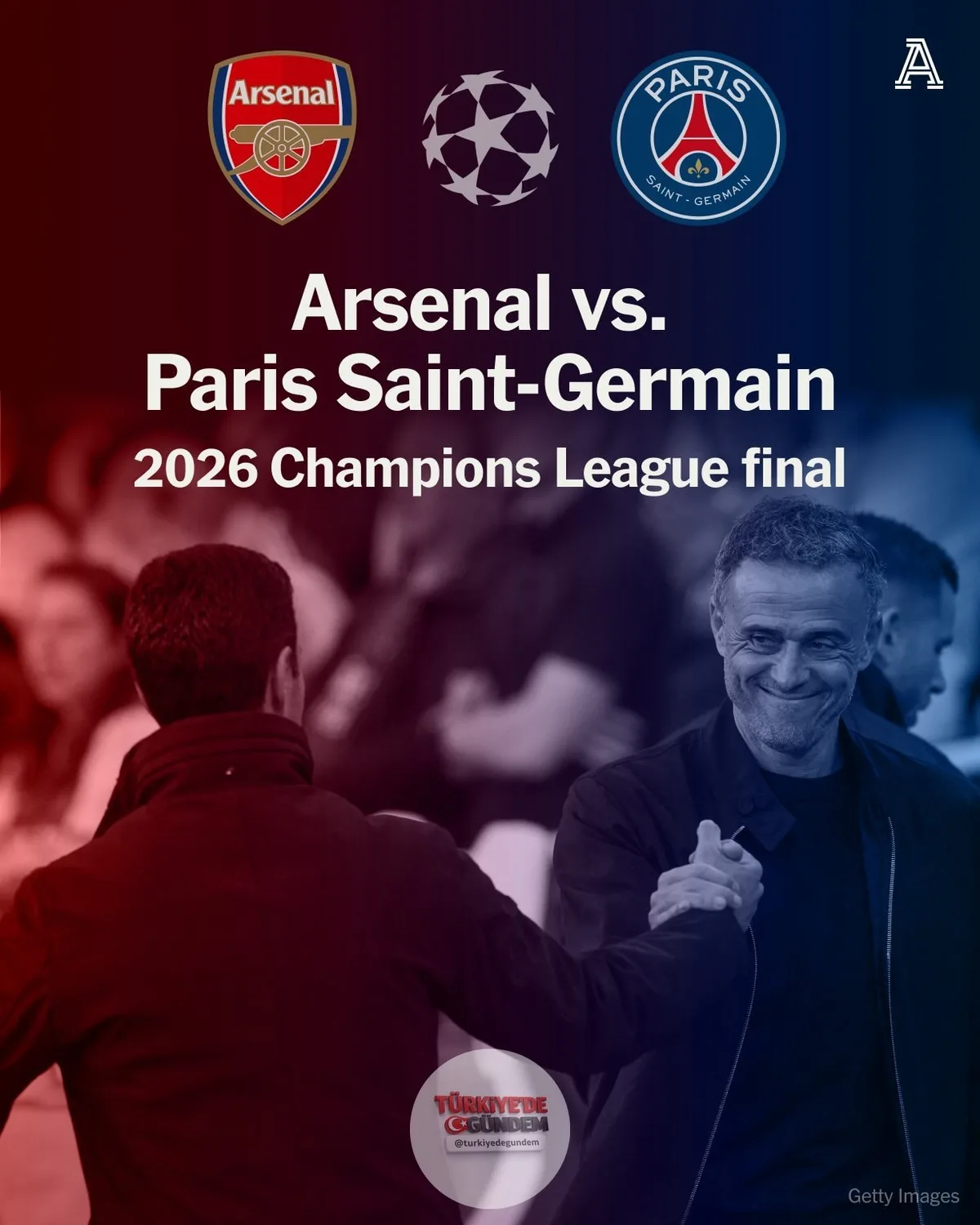2026 Şampiyonlar Ligi finali başlamak üzere. Arsenal tarihinde ilk kez kupayı müzesine mi götürecek, yoksa Luis Enrique yönetimindeki Paris Saint-Germain unvanını korumayı mı başaracak? Budapeşte'deki dev mücadeleyi canlı anlatımımızla takip edin.