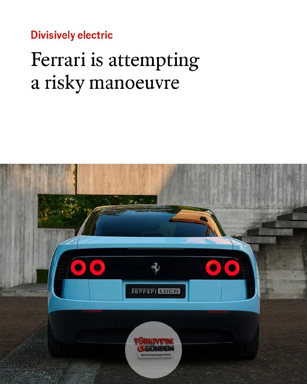 Sosyal medya eleştirilerle çalkalandı. Yatırımcılar yeni modele geçer not vermedi. Ancak Ferrari’nin yarattığı bu kutuplaşma kasıtlı olabilir. Fotoğraf: AFP