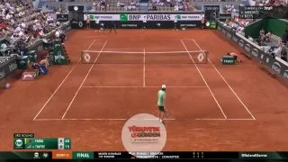 PSG'nin Şampiyonlar Ligi finalini kazandığı an, Roland Garros'ta yankılandı.