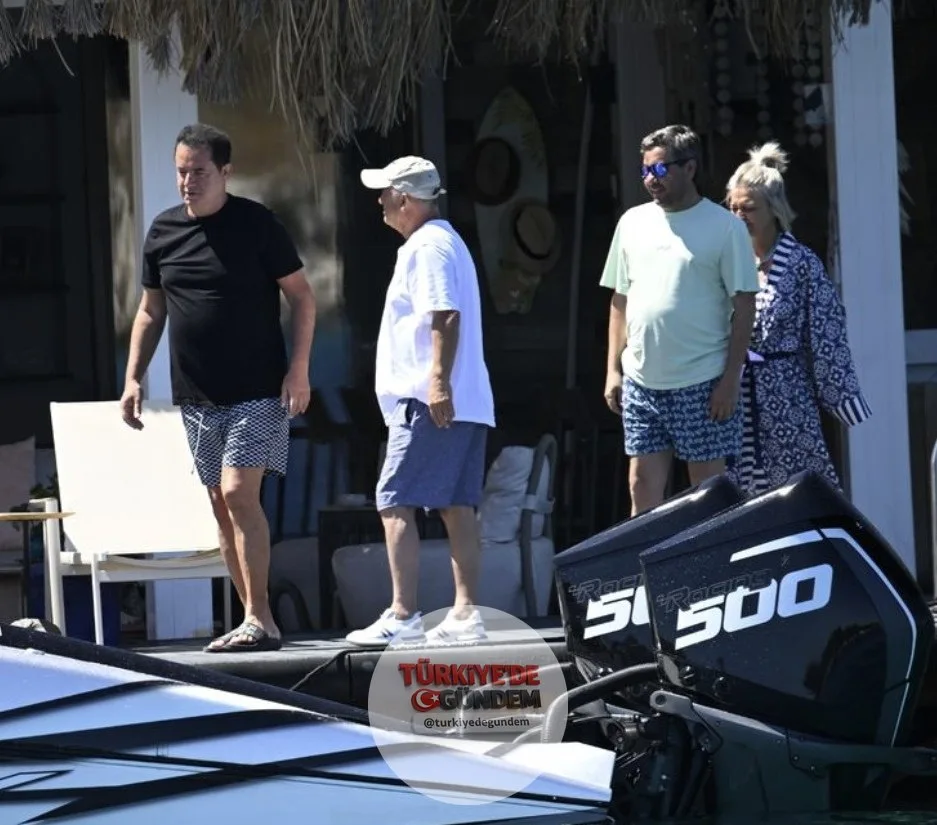 Acun Ilıcalı, Bodrum'da Fatih Terim ile bir araya geldi.