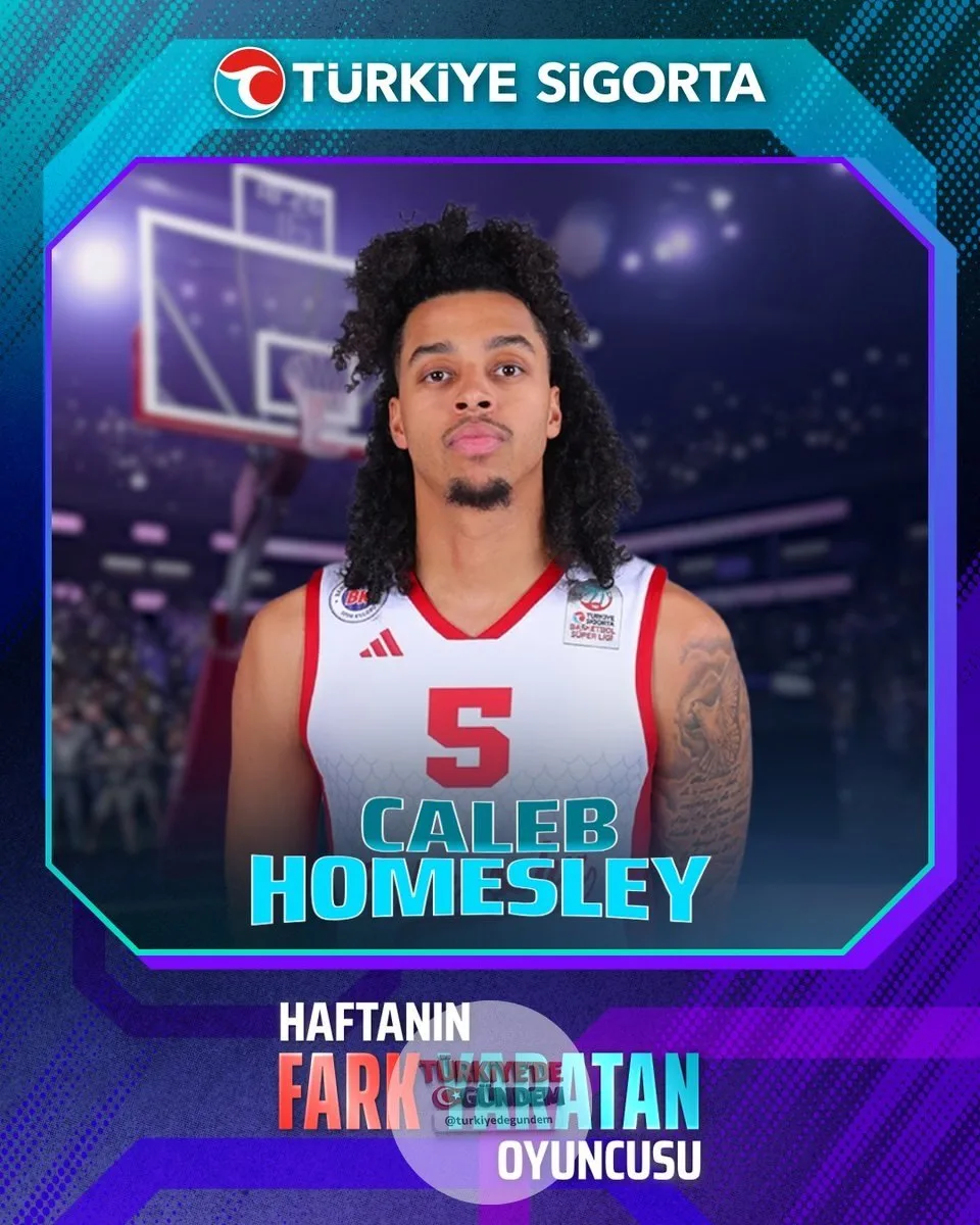 Zone Press @Turkiye_Sigorta ile TBSL'de haftanın fark yaratan oyuncusu: Caleb Homesley