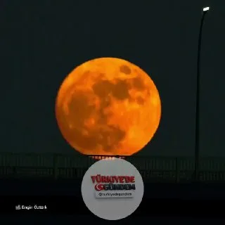 Dolunay bu gece İstanbul'da görüntülendi.