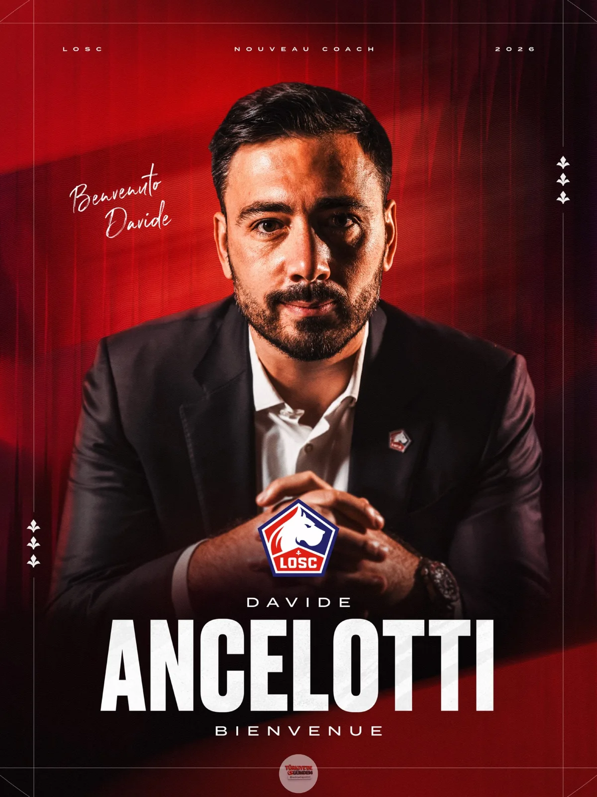 Lille, teknik direktörlük görevine Davide Ancelotti'yi getirdi