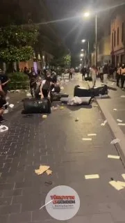 PSG'nin şampiyonluk kutlamalarının ardından patlak veren olaylar, Paris'e yaklaşık 700 kilometre uzaklıktaki Toulouse'a kadar sıçradı. Şehrin bazı noktalarında yağma olayları yaşanırken, dükkan camlarının kırıldığı ve çevreye zarar verildiği bildiril