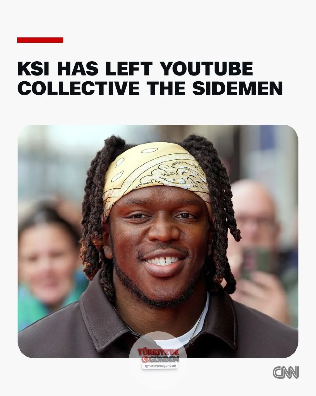 İçerik üreticisi KSI, on yılı aşkın süredir birlikte olduğu popüler YouTuber grubu Sidemen'den ayrıldı.
