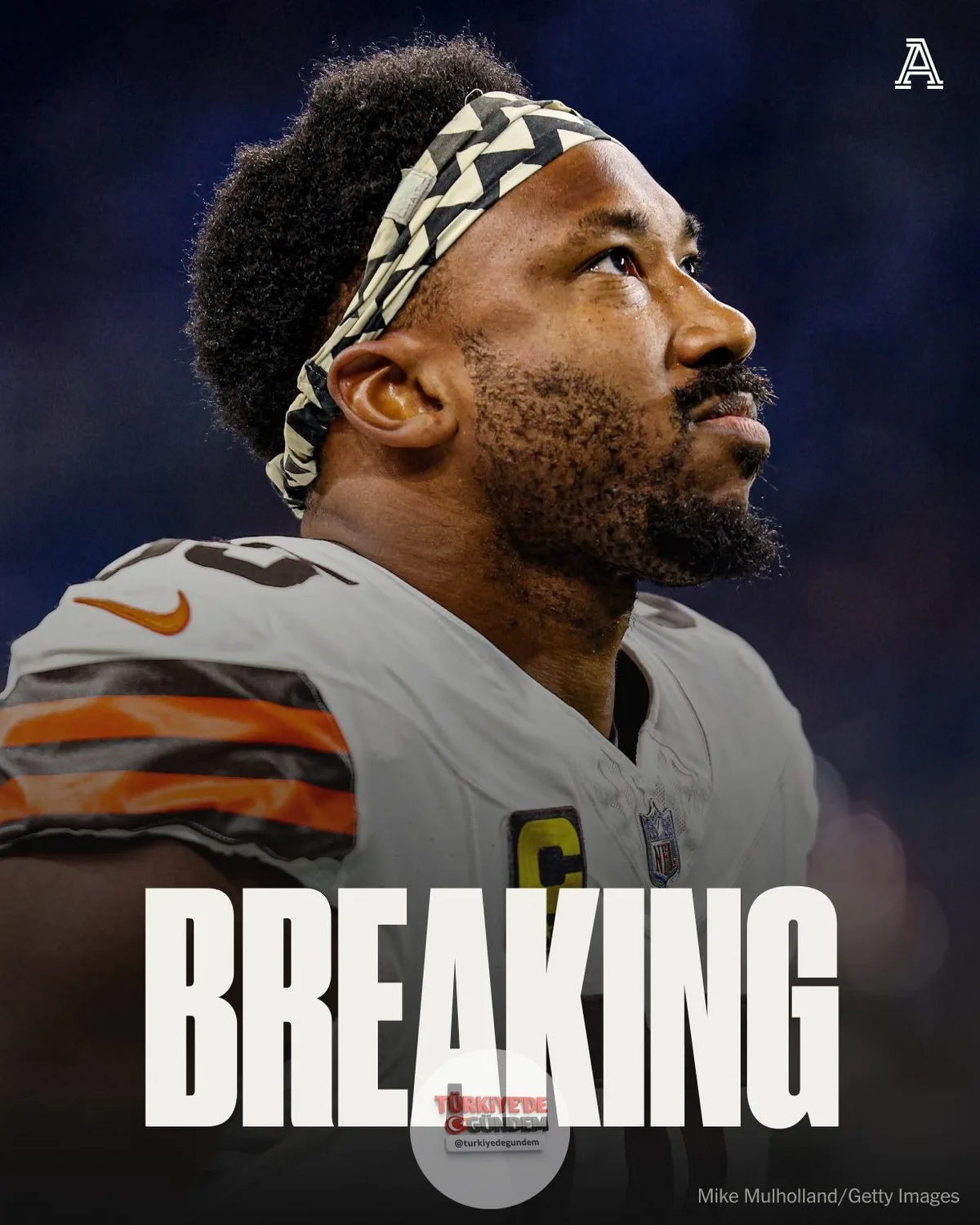 NFL'de iki kez yılın savunma oyuncusu seçilen Myles Garrett, Cleveland Browns tarafından Los Angeles Rams'e takas edildi. Jourdan Rodrigue'in aktardığı bilgilere göre, Browns bu takas karşılığında Jared Verse ve 2027 yılı birinci tur draft hakkını al