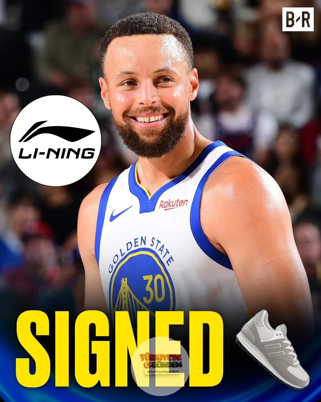 Shams Charania'nın aktardığına göre Steph Curry, Li-Ning ile 10 yıllık bir ayakkabı sponsorluk anlaşması imzaladı. Li-Ning, Curry markasını basketbol ürünleri, günlük spor giyim, Curry'nin kendi markası altında sporcularla sözleşme imzalama yetkisi v