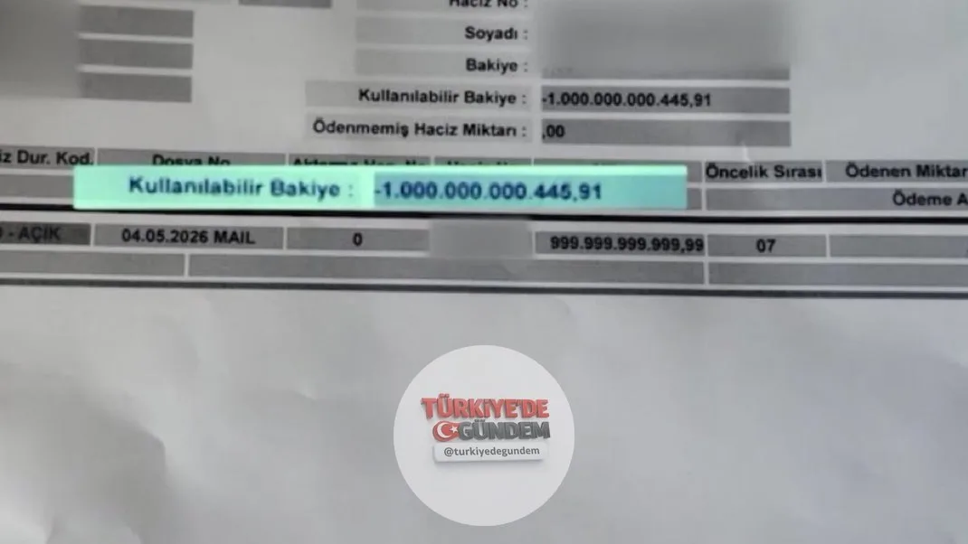 32 yaşındaki bir vatandaşın banka hesabına, kaynağı belirsiz 1 trilyon lira yatırıldı. Paranın kaynağının netleşmemesi üzerine banka, hesaba bloke koydu. Bloke edilen hesabın sahibi, uygulanan kısıtlama nedeniyle kendi parasına erişemez hale geldi. (