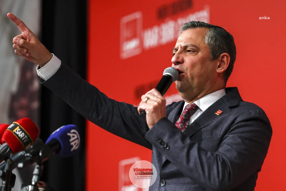 Özgür Özel: "Dünyada enflasyon düşüş eğilimindeyken Türkiye'de yükseliyor."