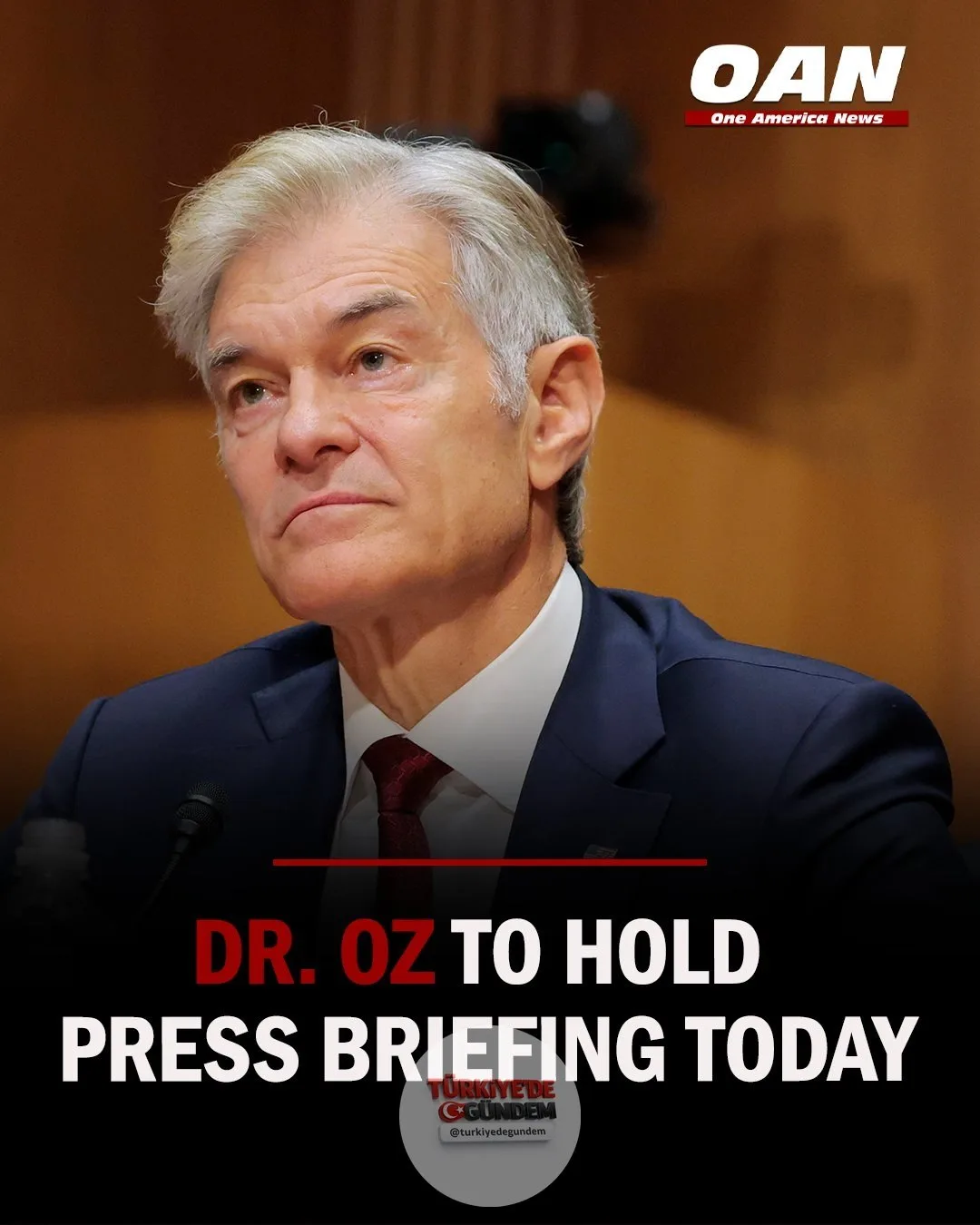 Dr. Oz, Basın Sözcüsü Karoline Leavitt'in doğum izninde olması nedeniyle Beyaz Saray basın brifinginde kürsüye çıkmaya hazırlanıyor. Brifingi bugün TSİ 21.00'de (ET 13.00) OAN üzerinden canlı izleyebilirsiniz.