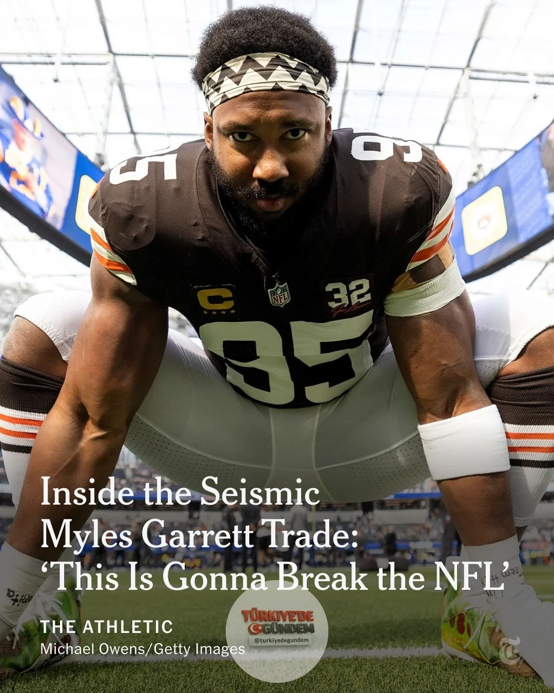 The Athletic'in haberine göre; Sean McVay ve Rams, yıllardır Browns'ın yıldızı Myles Garrett'ı kadrosuna katmayı hedefliyordu. Takımın üst düzey bir yetkilisinin ifadesiyle, "Bu hamle NFL'de dengeleri değiştirecek." İşte transferin perde arkasında ya