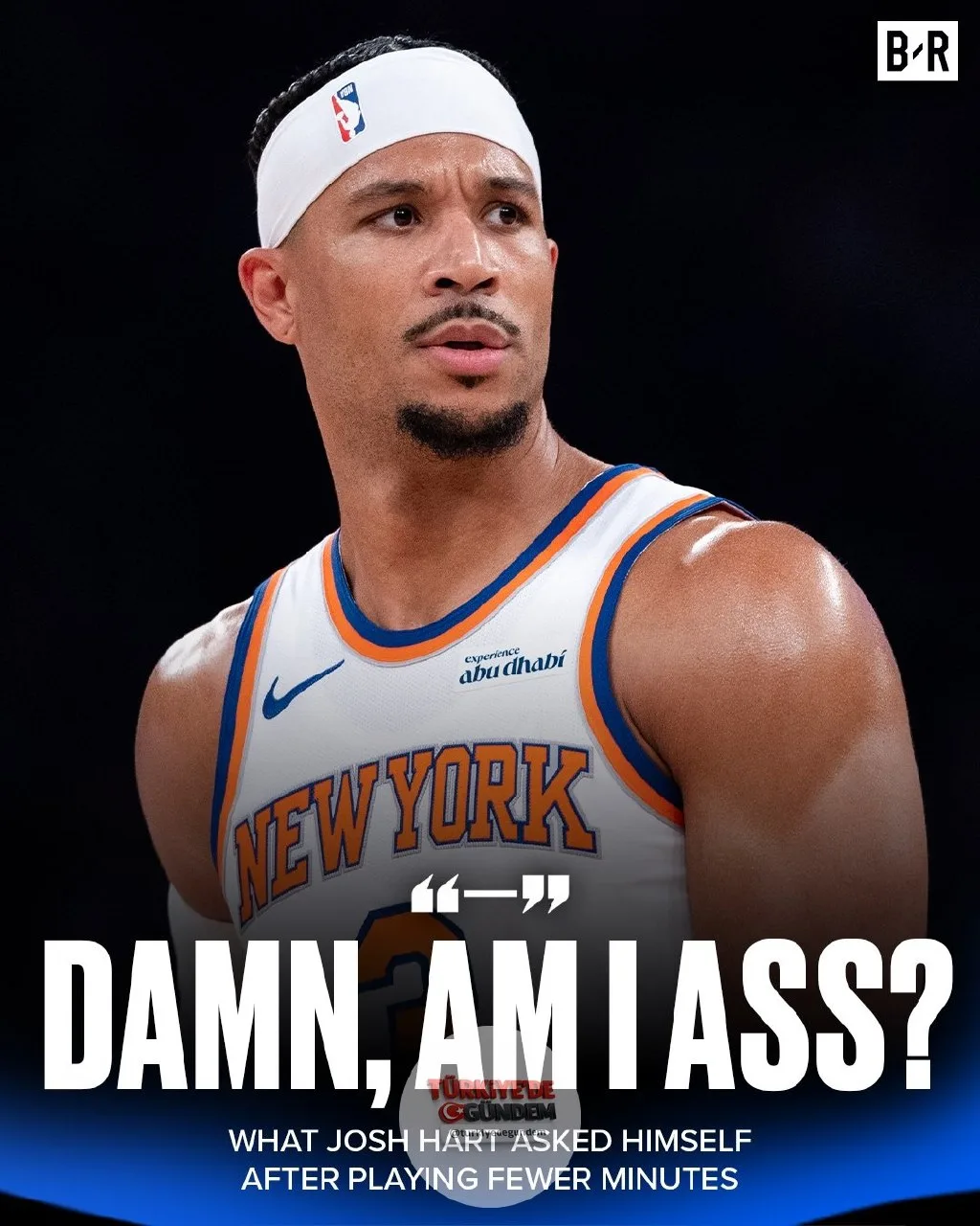 Sezonun ilk dönemlerinde daha az süre aldığı zamanlarda yeteneklerini sorgulayan Josh Hart, artık büyük resmi görebiliyor. (Kaynak: @sny_knicks)