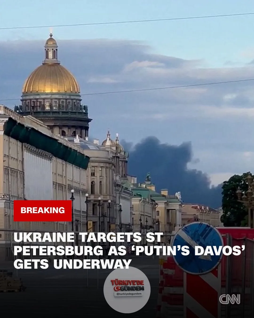 Ukrayna St. Petersburg'u hedef aldı: "Putin'in Davos'u" başladı