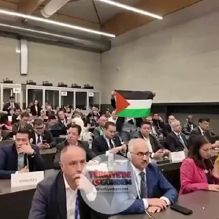 BM'deki konferansta Çalışma ve Sosyal Güvenlik Bakanı Vedat Işıkhan, Türk heyeti ve Türkiye'den katılan sendika temsilcileri, çok sayıda ülkenin delegeleriyle birlikte İsrailli konuşmacıya tepki gösterdi. Salonda yükselen protestolar nedeniyle İsrail