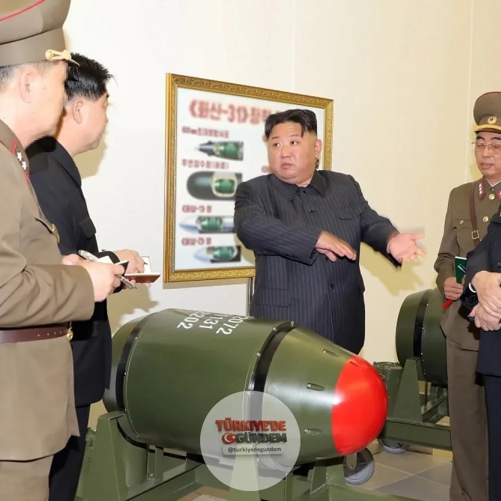 Kim Jong Un, nükleer üretim tesisinde incelemelerde bulundu.