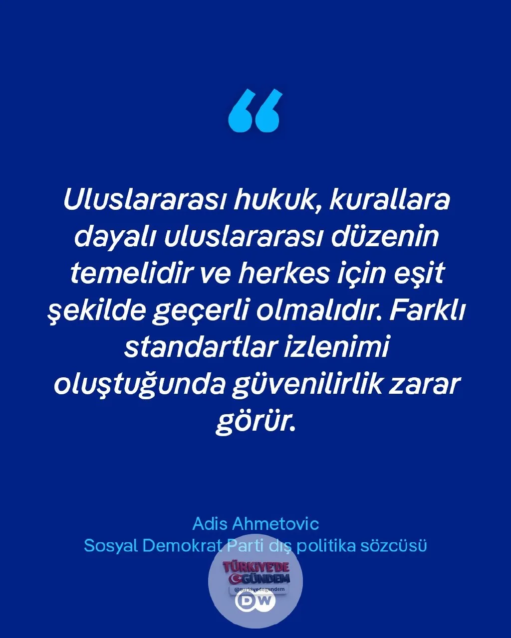 Almanya'nın tarihinde ilk kez Birleşmiş Milletler Güvenlik Konseyi'nin geçici üyeliğine seçilememesi ülkede şok etkisi yarattı. Siyasi gözlemcilere göre bu yenilginin temel nedeni, Berlin'in uluslararası hukukta çifte standart uygulaması.