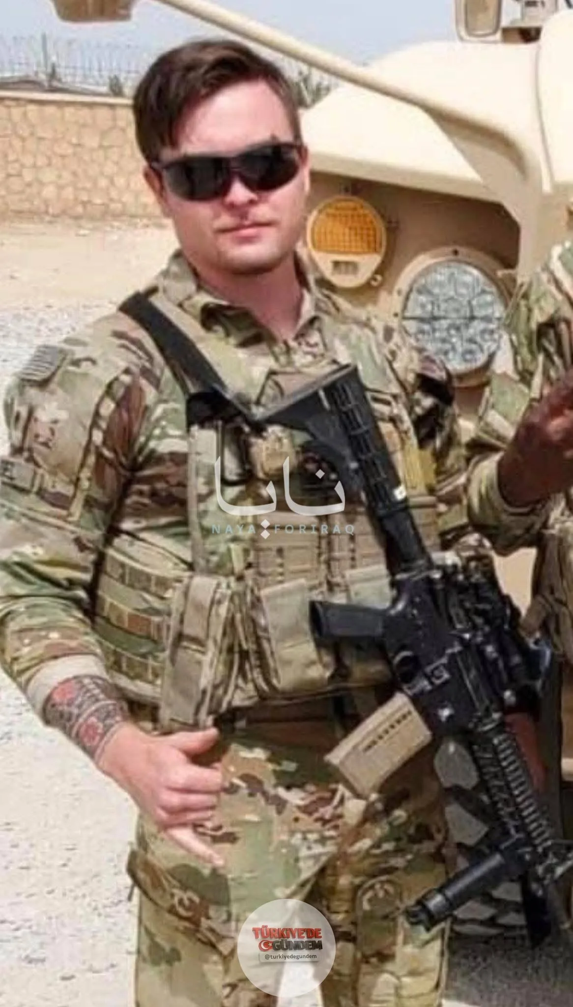 ABD Savunma Bakanlığı, Kuzey Irak'ta hayatını kaybeden Amerikan askerinin, Colorado'daki Fort Carson üssünde görevli 2. Tabur, 4. Muharebe Havacılık Tugayı, Hava Ambulans Bölüğü'nde görev yapan, Teksas'ın Robinson şehrinden 26 yaşındaki Çavuş Devin A