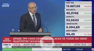 Mehmet Şimşek: "Satın alma gücü bakımından dünyanın en büyük 11. ekonomisiyiz. Kişi başına neredeyse 50 bin dolarlık bir alım gücünden bahsediyoruz." "Dünyada böyle bir ülke bulmak kolay değil."