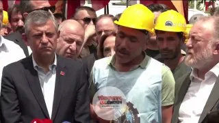 Emeğinin karşılığını alabilmek için protesto hakkını kullanan Doruk Madencilik işçisi bir vatandaş: "Kazancımı, böyle bir mücadele içine girmek zorunda kalmadan, gününde ve zamanında alabildiğim bir ülke hayal ediyorum."