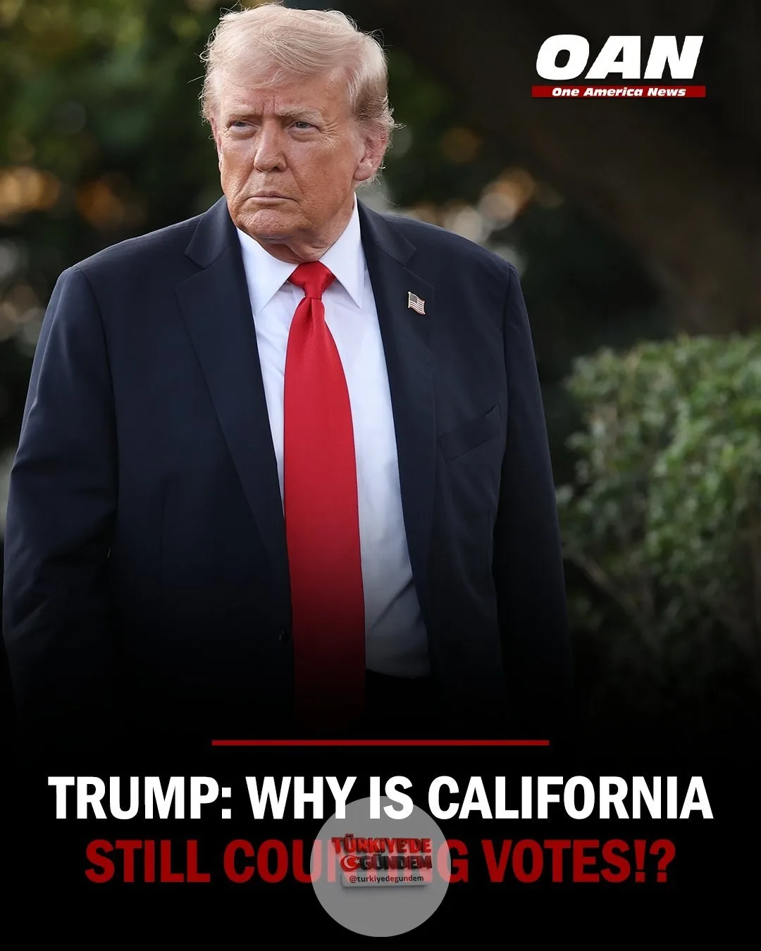 Başkan Trump, California'da devam eden oy sayım sürecine ilişkin endişelerini dile getirerek, oyların henüz sayılmamış olması nedeniyle yaşanan gecikmeleri sorguladı ve konunun Los Angeles'taki ABD Savcılığı tarafından soruşturulduğunu belirtti. Geli