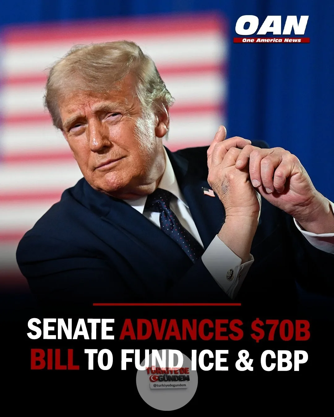 Senato, Başkan Trump'ın görev süresinin geri kalanı için ICE ve Sınır Devriyesi'ne 70 milyar dolarlık fon sağlayan yasa tasarısını, aylarca süren gecikmelerin ardından kabul ederek Temsilciler Meclisi'ne gönderdi. Tasarı, ayrı bir tazminat fonuna bağ