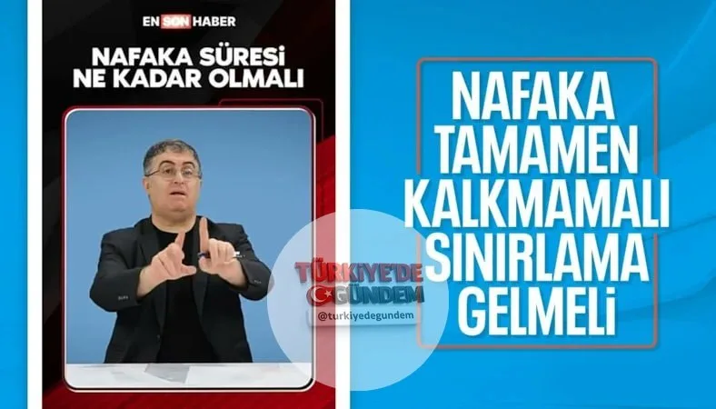 Ersan Şen süresiz nafaka düzenlemesinin kaldırılmasını değerlendirdi!