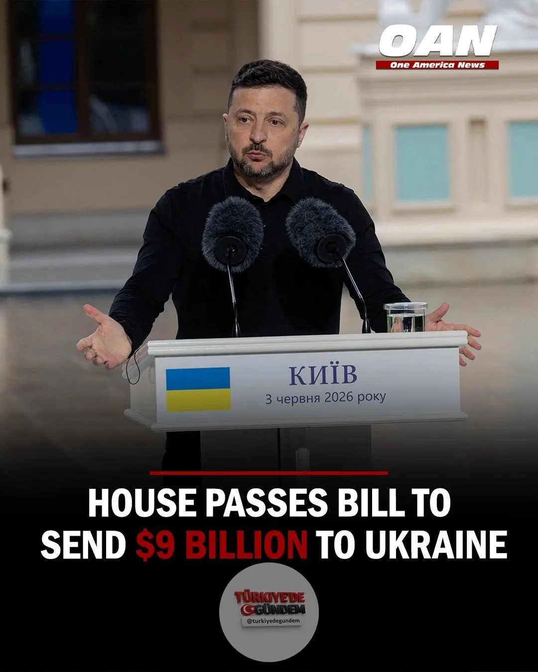 Temsilciler Meclisi, Ukrayna'ya 9 milyar dolar yardım yapılmasını öngören yasa tasarısını 195'e karşı 226 oyla kabul etti. Tasarıya 18 Cumhuriyetçi üye de Demokratlarla birlikte destek verdi. Paketin 1 milyar dolardan fazlası doğrudan yardım olarak K