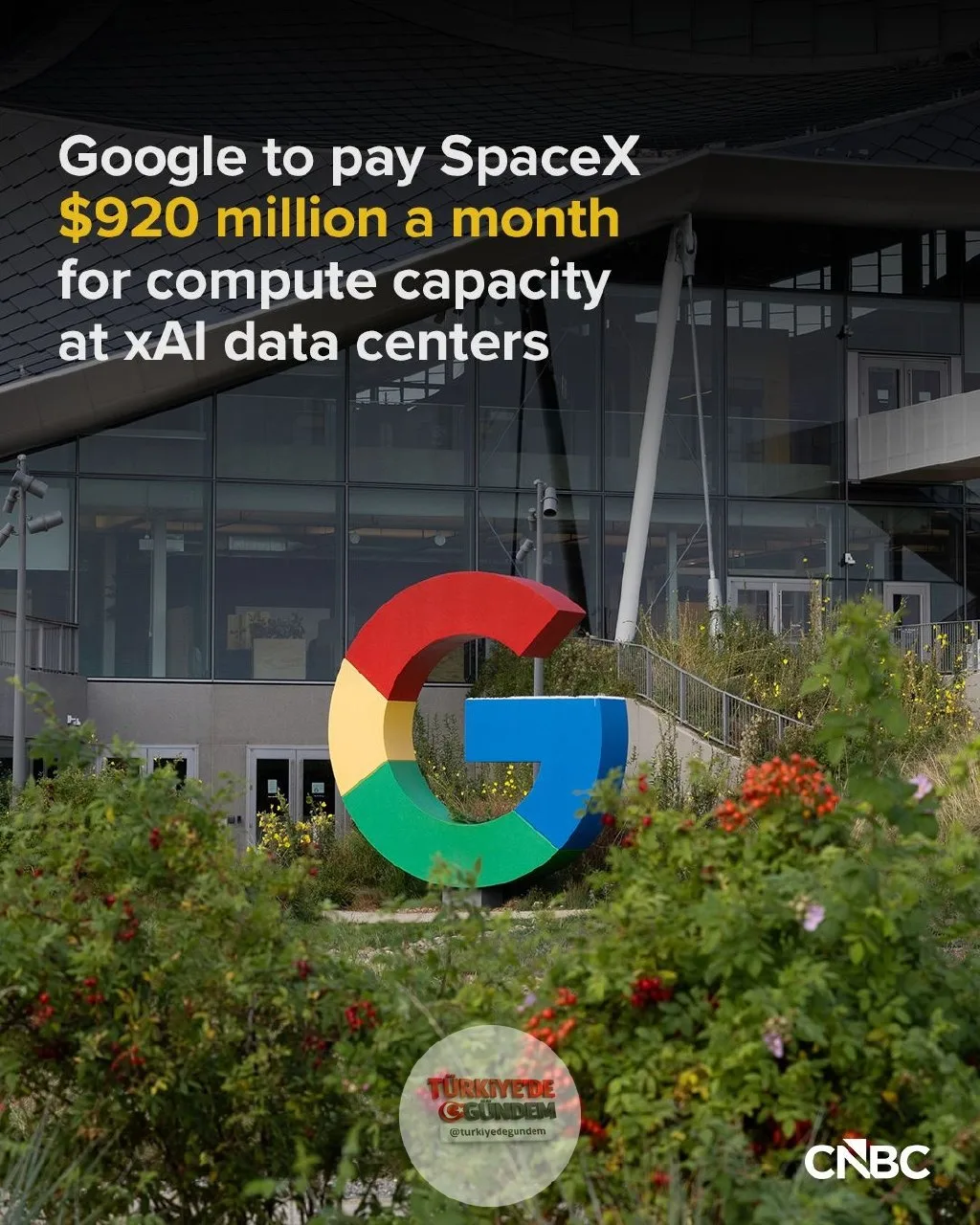 Rekor düzeyde nakit girişi sağlaması beklenen halka arzına günler kala SpaceX, Google ile yapay zeka işlem kapasitesi sağlamak üzere aylık 920 milyon dolarlık bir anlaşma imzaladı.