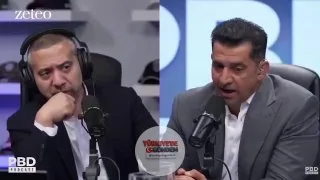 Yayıncı Patrick Bet-David: "Bir doktor tanıyorum. Seni ona göndermek istiyorum. Kendisi Trump takıntısı sendromu konusunda uzman. Altı ayda bunu atlatmana yardımcı olacaktır."