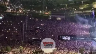 Tarkan’ın Ankara’daki ücretsiz konseri için toplanan kalabalık görüntülendi