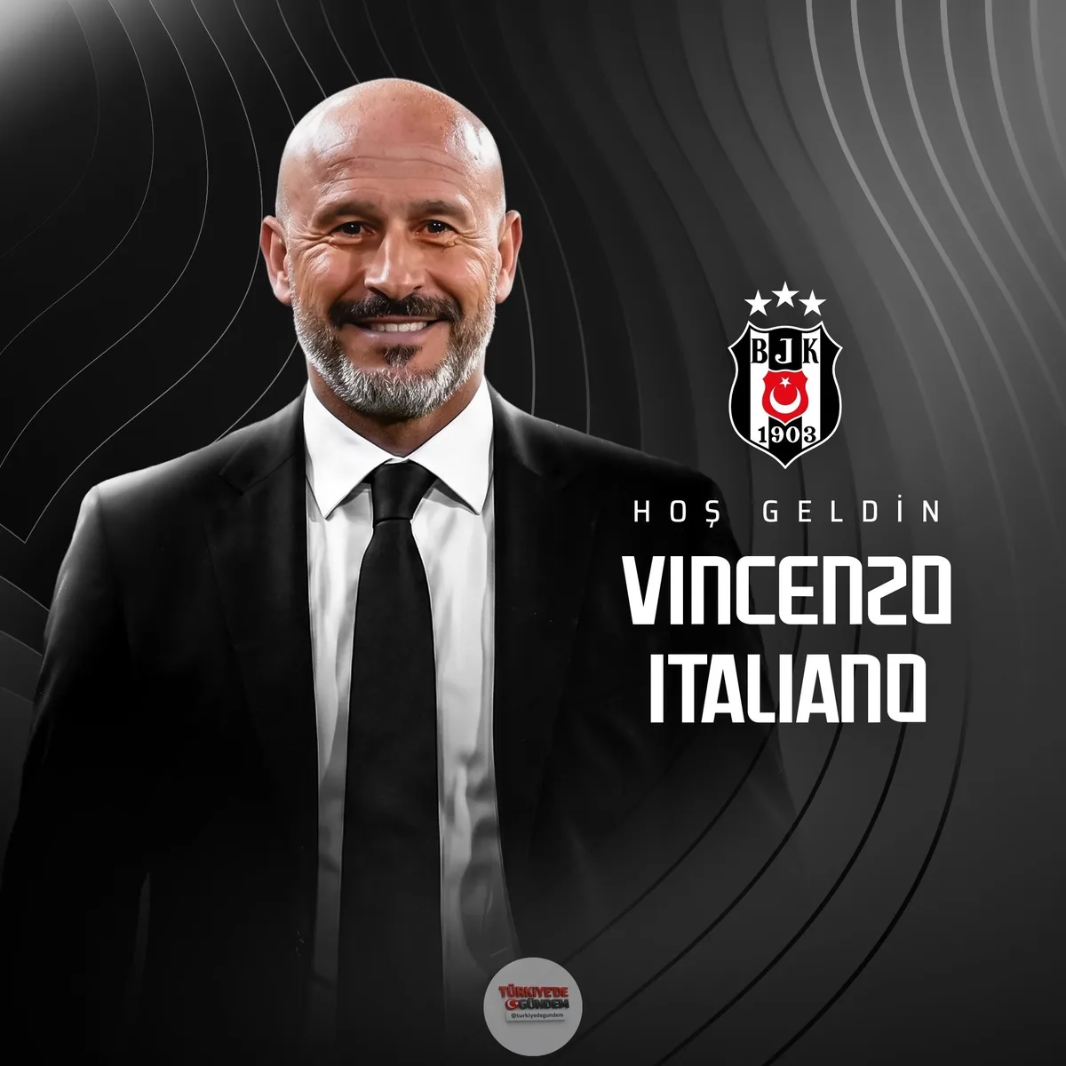 Beşiktaş, Vincenzo Italiano ile 2027-28 sezonu sonuna dek sözleşme imzalandığını açıkladı