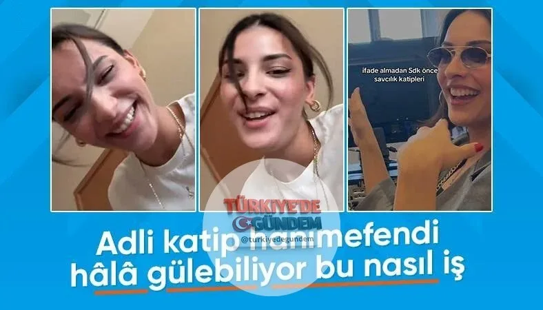 Gebze'de hakkında soruşturma başlatılan adliye personeli dalga geçmeye devam ediyor.